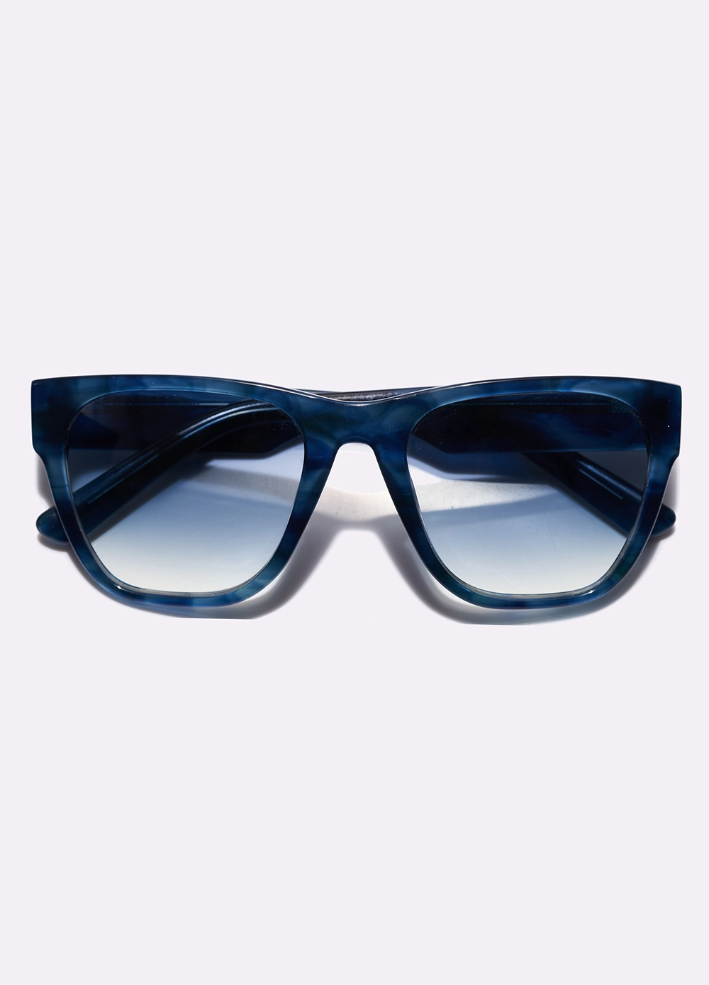Unisex Blue Marble Aviator Sunglasses 